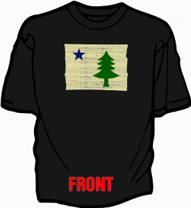 Maine State Flag Sign